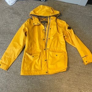 Yellow rain coat